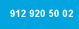 912 920 50 02 912 920 50 02